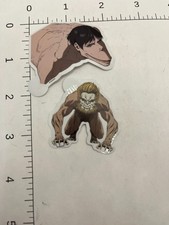 Re-USABLE STICKER: anime attack on titan ErEn Reiner Zeke Levi armin bertolt ymi