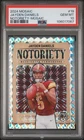 2024 Panini Mosaic Football Jayden Daniels #19 RC Rookie Notoriety Mosaic PSA 10