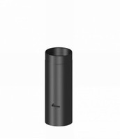 H&M Rauchrohr Ø 150 Mm 500 Mm Lang Mit Drosselklappe Schwarz Kaminrohr Ofenrohr