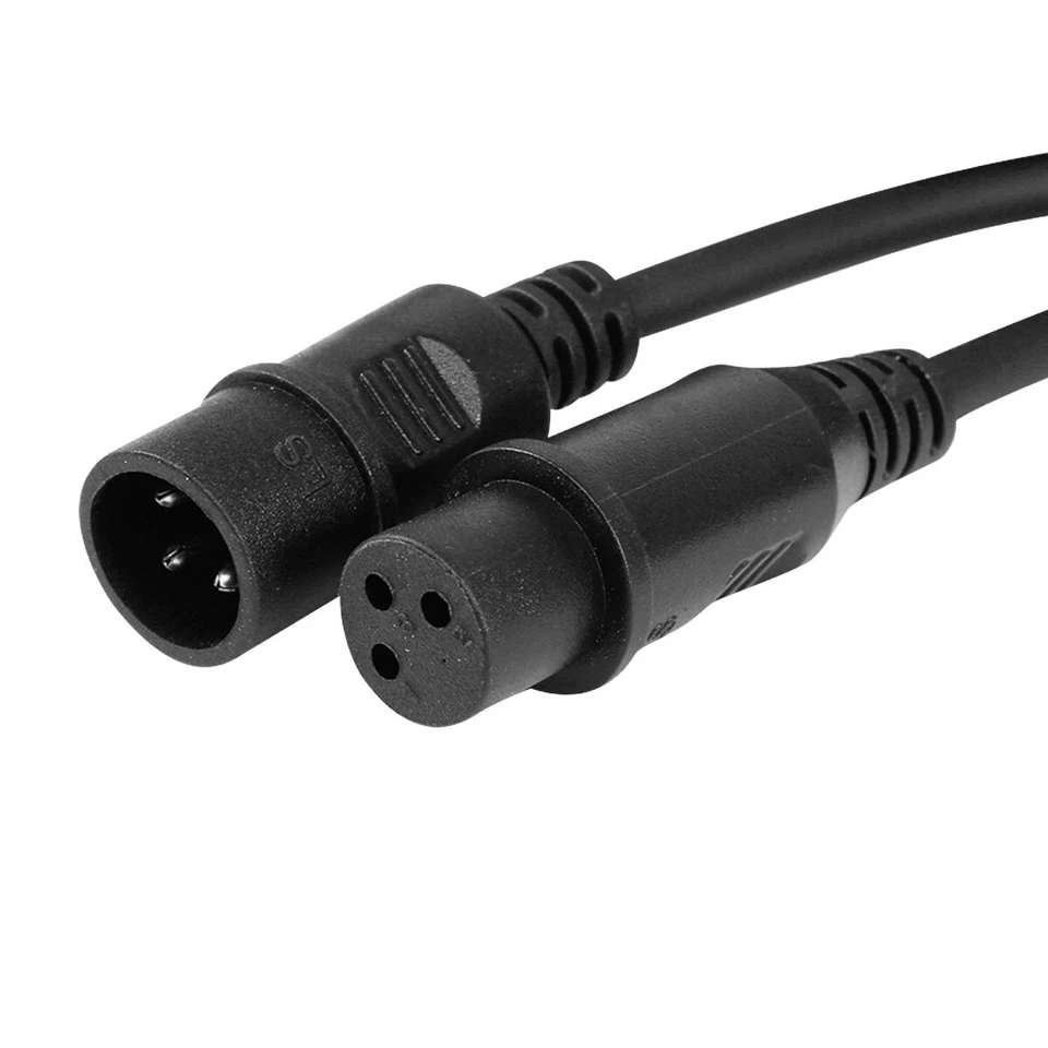 4PCS 10ft/3m 3 Pin DMX Signal Cables XLR Connection Stage Par Light Cable Wire - Image 3 of 4