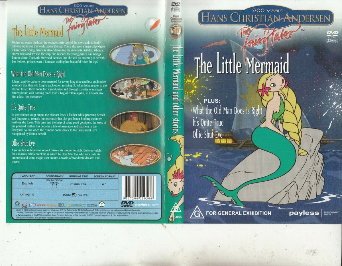 the little mermaid book by hans christian andersen