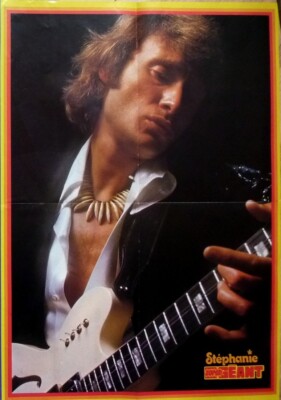 johnny-hallyday-superbe-poster-coupure-de-presse-4-pages-1974