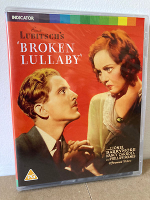 BROKEN LULLABY Ltd Ed w/Book (Non-USA REGION B Blu) Indicator Lubitsch PLS READ