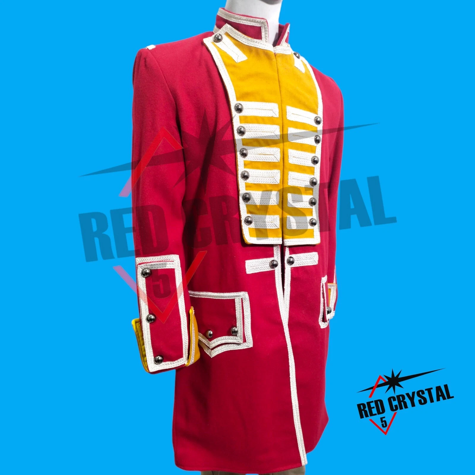 BURBERRY Cappotto e gilet e fascia ufficiale francese britannico napoleonico XVIII secolo