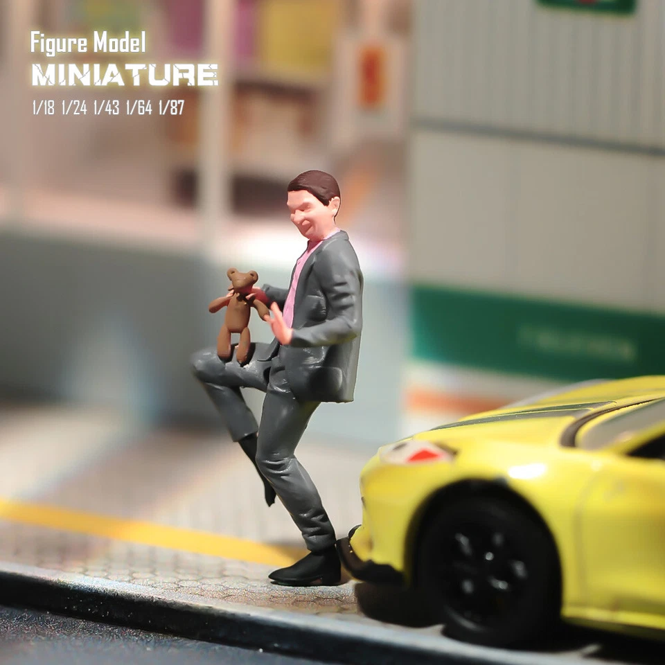 1/18 1/24 1/43 1/64 1/87 Silly Mr. Раскрашенные миниатюрные модели реквизит автомобильные игрушки - Изображение 4 из 4