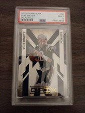 2010 PANINI EPIX FOOTBALL TOM BRADY NEW ENGLAND PAT PSA 9 GAME USE JERSEY 69/299