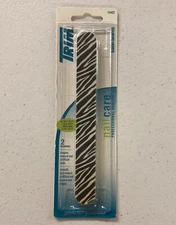 Trim Salon Boards Nail Files Zebra Print 2 pack Heavy Duty & Medium Grit