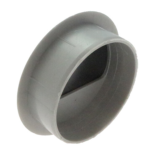 Pack of 10 Black & Silver Desk Cable Tidies 80mm, Desk Grommet, Desk Hole Insert - Picture 2 of 6