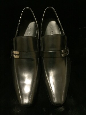 ALDO Black Square Toe Dress Shoes Size 7 Amazon.com | Ferro Aldo Alvin Men main image 4