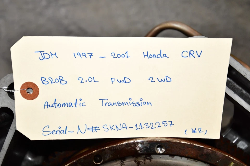 Honda CRV B20B 1997-2001 2,0 L CR-V B20Z 2x2 tracción delantera transmisión automática 60 k JDM Foto 3 de 4