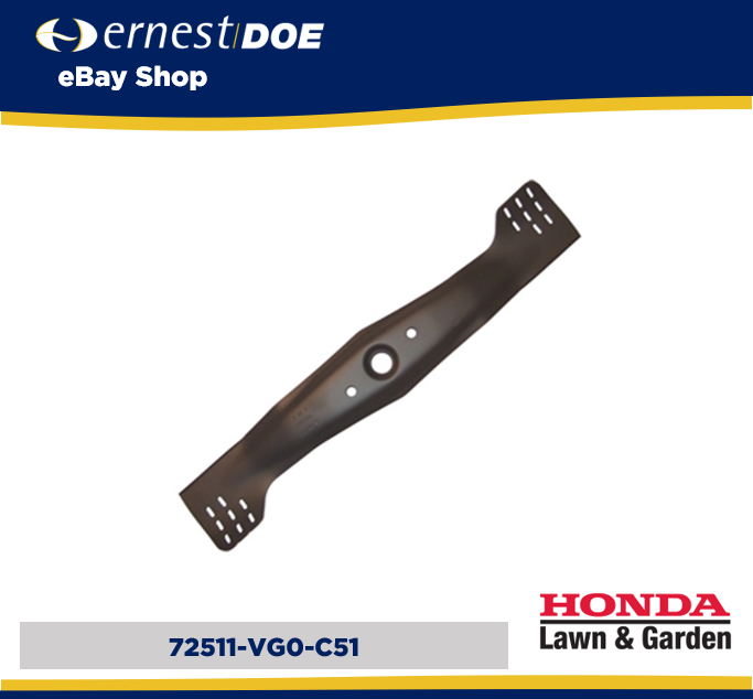 Honda Lawn Mower Blade | 72511-VG0-C51 | Genuine Honda | 535 & 536 ...