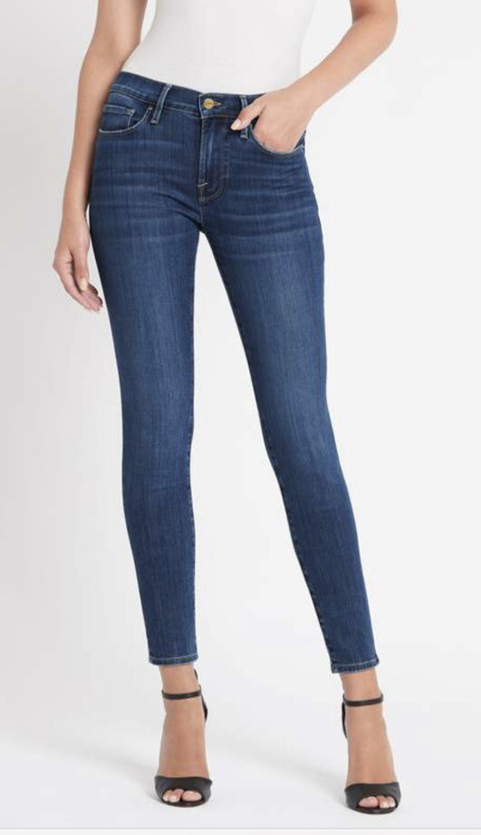Frame Denim Ali High Rise Cigarette Prescott Wash Women's Sz 28 Jeans