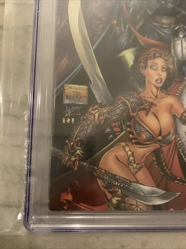 Medieval Spawn / Witchblade #3 (Image Comics Malibu Comics July 1996) CGC 7.5 - Picture 9 of 24