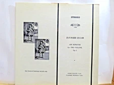 ANDRE HADGES VLADIMIR WEISMAN 6 SONATAS 2 VIOLINS MHS # 1404 NEAR MINT CLEAN