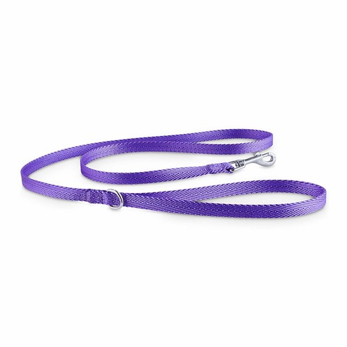 Good2Go Purple Nylon Dog Leash, 1/2″ Width, 4′ Length, Small/Medium by Good2Go