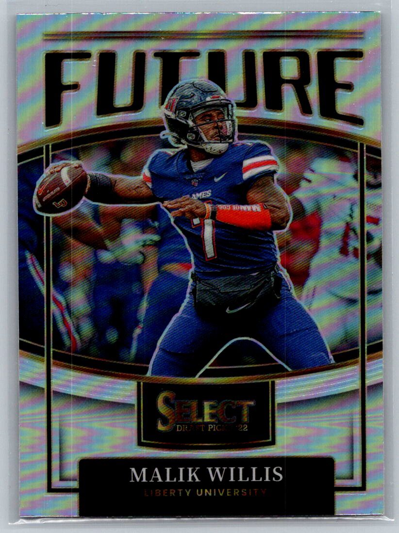2022  Panini Select Draft #F-MW Malik Willis Future Silver Prizm