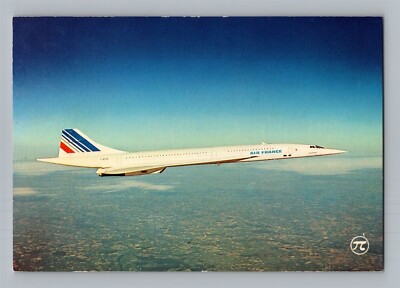 Aviation Airplane Postcard Air France Airlines Concorde Version 2 AP6