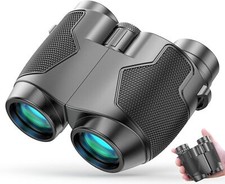 Binoculars 12x25 - Compact, Waterproof, Low Light Vision, Easy Focus, Wide Field