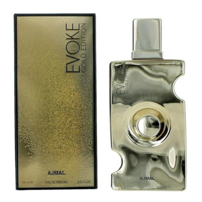 Evoke Gold Edition by Ajmal 2.5 oz EDP Perfume for Women New In Box