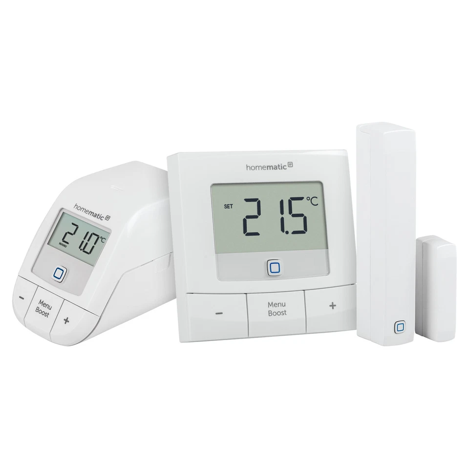 Homematic IP Funk Heizungsregler Thermostat Heizkörperthermostat Fenster-Tür