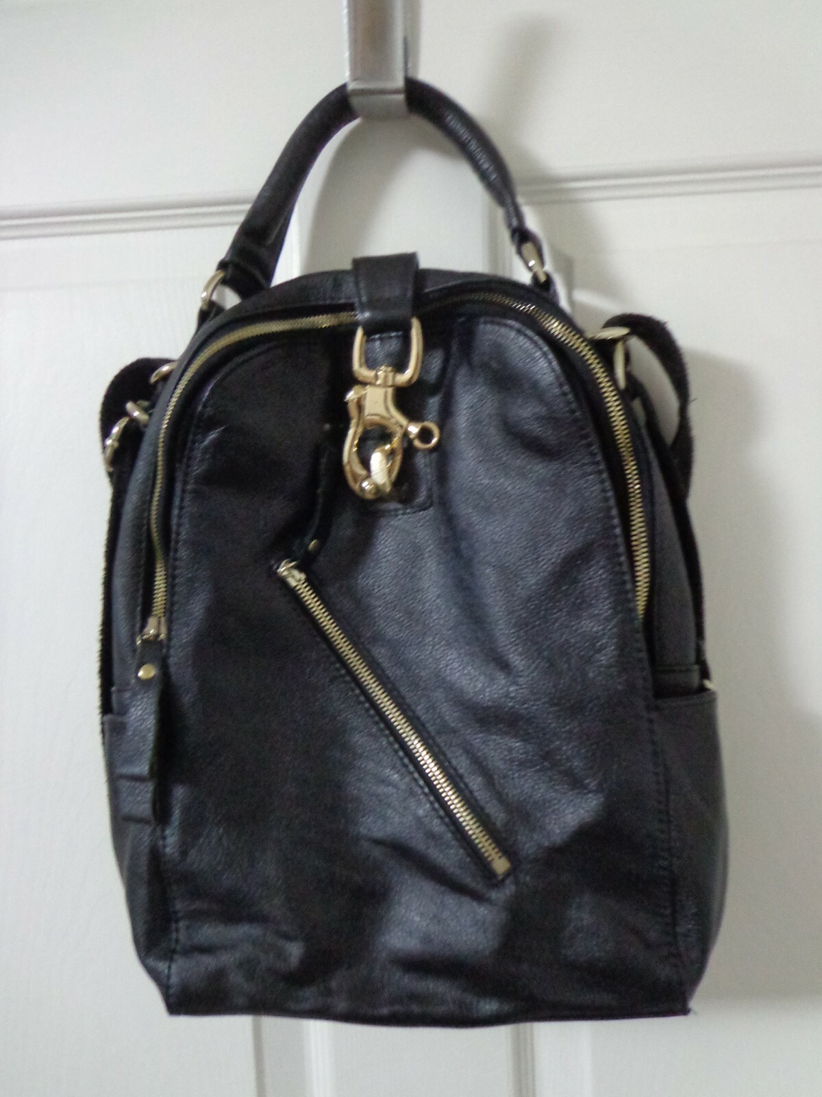 Ameri Leather Backpack Black Color - image 2