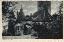 CPA AK Rothenburg- Burgtor GERMANY (1075032)