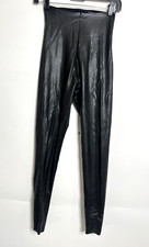 Commando Perfect Control Leggings Womens Size Small Black High Rise Faux Leather