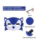  20 pack hedgehog felt masks party favors for kids cartoon character mask — photo 5
