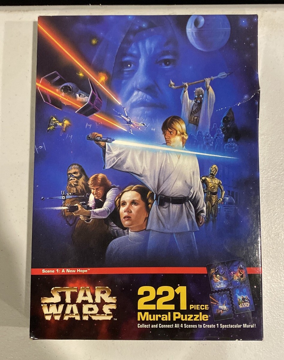 New Milton Bradley Star Wars Scene 1 A New Hope 221 Piece