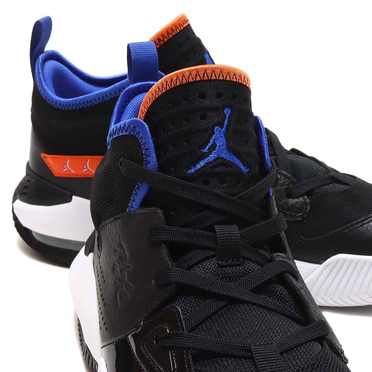 Jordan stay Loyal Nike Black and Orange Low-Top Athletic Sneakers Jordan Stay Loyal Shoes. Nike.com main image 2