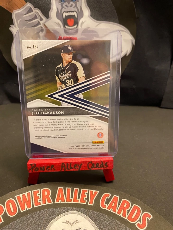 2020 Elite Extra Edition Jeff Hakanson Pink/Black No.162 Tampa Bay - Image 2 of 2