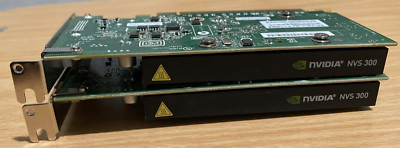 Lot of 2 HP NVidia Quadro NVS 300 512MB PCI-E Video Card