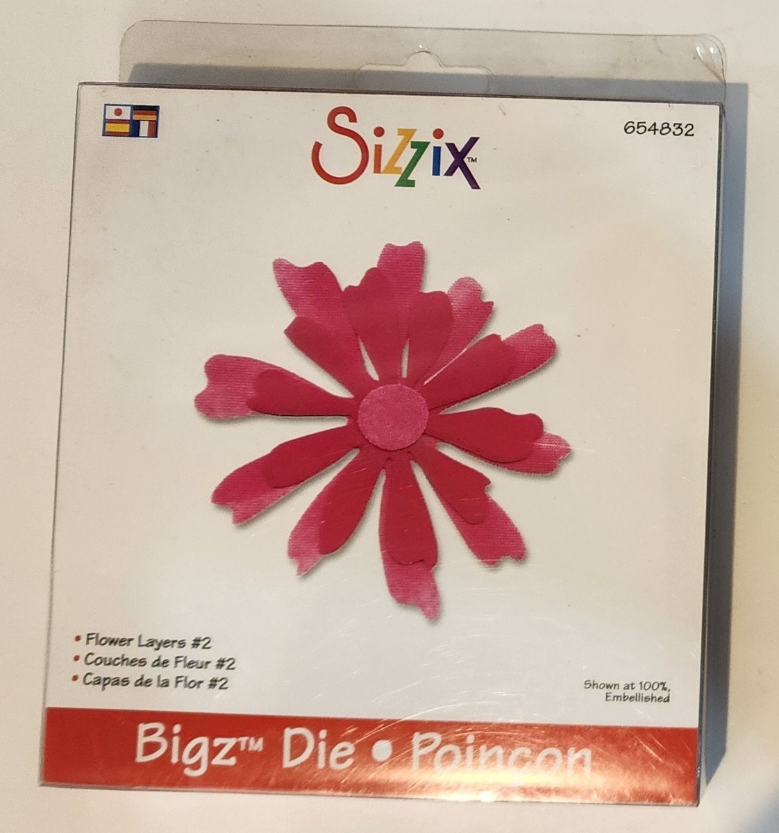 Sizzix 658182 Bigz With Bonus Embosslits Die - Candy Canes & Heart