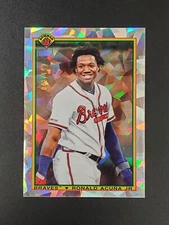 2020 Bowman #90B-RAJ Ronald Acuña Jr.  Atlanta Braves 1990 Atomic Refractor /150