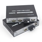 HD 1080P HDMI Extender Converters with 2 KVM USB 2.0 HDMI signal over Fiber SC
