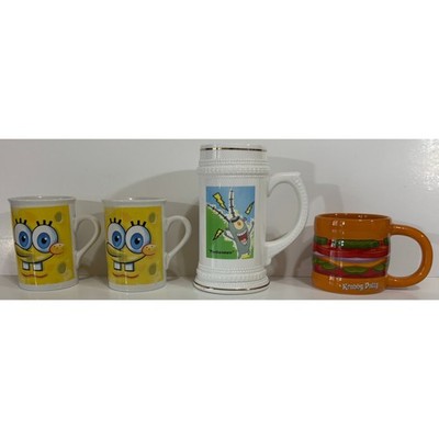 SpongeBob Squarepants, Plankenstein, & Krabby Patty Mugs Plankton Nickelodeon