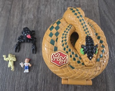【動作OK】1994 タカラ メガゼッド 本体 サイコパワーカード3枚付 当時物 Vintage 90s Mighty Max Snake Playset Palace of Poison Doom 1992