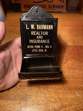 Soporte de caja fuerte vintage para agentes inmobiliarios Little Rock Iowa Match