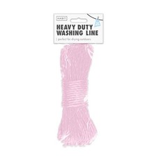 Pastel Pink Heavy Duty Washing Line 20m