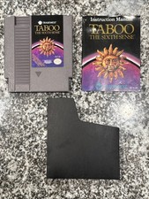 Taboo The Sixth Sense w/ Manual - NES Nintendo Tested Working Clean Very Good
