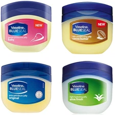 4 Pack Vaseline Petroleum Jelly, 50ml/1.7 oz. (Choose Variations)