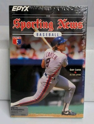 Vintage IBM PC & Compatibles Software Sporting News Baseball EPYX Sealed B6