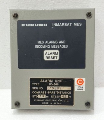 FURUNO IC-306 INMARSAT MES ALARM AND INCOMING MESSAGE SR NO-019883