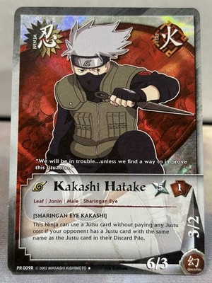 Kakashi Hatake PR 009R First Edition Naruto CCG Wavy Foil Card | eBay