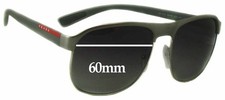 SFx Replacement Sunglass Lenses fits Prada SPS51Q - 60mm Wide