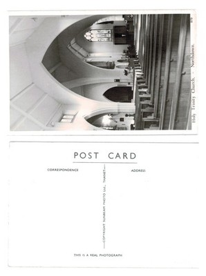 Postkarte - Dreifaltigkeitskirche, Northdown - Innenansicht - UNBESPIELT