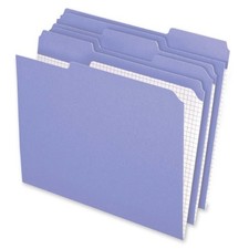 Esselte Reinforced Top Tab Colored File Folder - Letter - 8.50" X 11" - 1/3 Tab