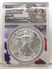 2021 American Silver Eagle TYPE 1 ANACS MS70 FIRST STRIKE 0200854010137789