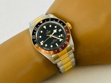 Tudor Black Bay GMT S&G 79833MN Black 41mm Automatic Mens Watch Excellent A6046 2