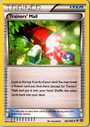 Trainers' Mail 92a/108 Alternate Art Holo Promo - XY Roaring Skies